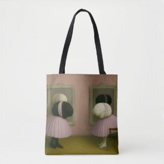 Swan Lake Ballet Brains and Bewitching Mirrors Tote Bag