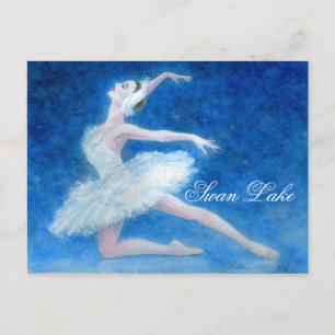 Swan Lake Ballet Postcard