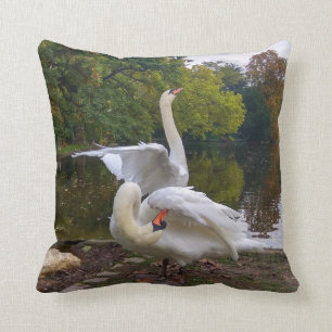 Swan lake cushion