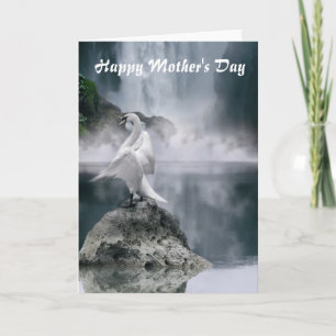 Swan Lake Mother's Day card
