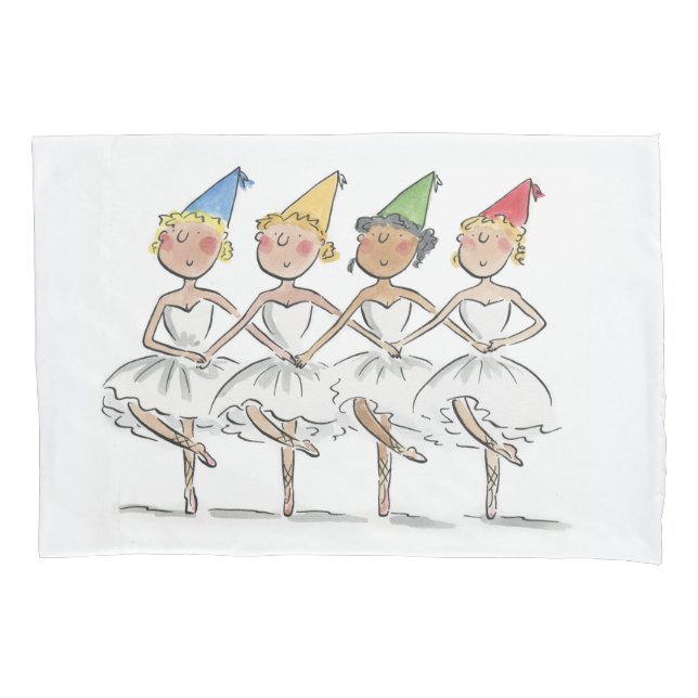 Swan Lake Party Pillowcase (Front)