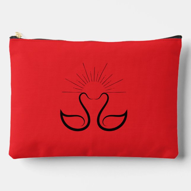 Swan Large Accessory Pouch (Front)