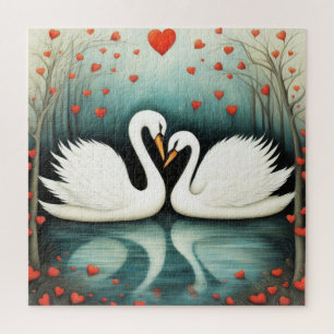 Swan Love 2 Jigsaw Puzzle