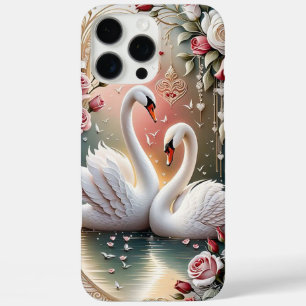 Swan Love iPhone 16 Pro Max Case
