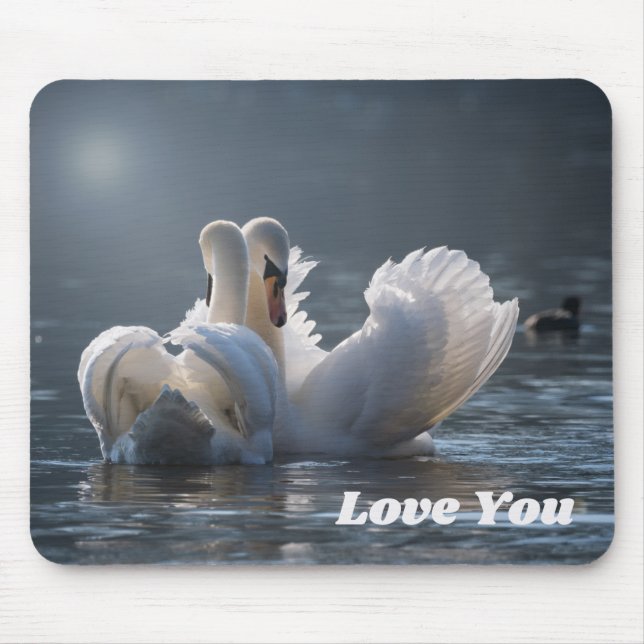 Swan-Love- Mouse Pad (Front)
