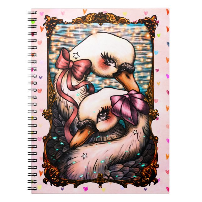 Swan lovers notebook (Front)