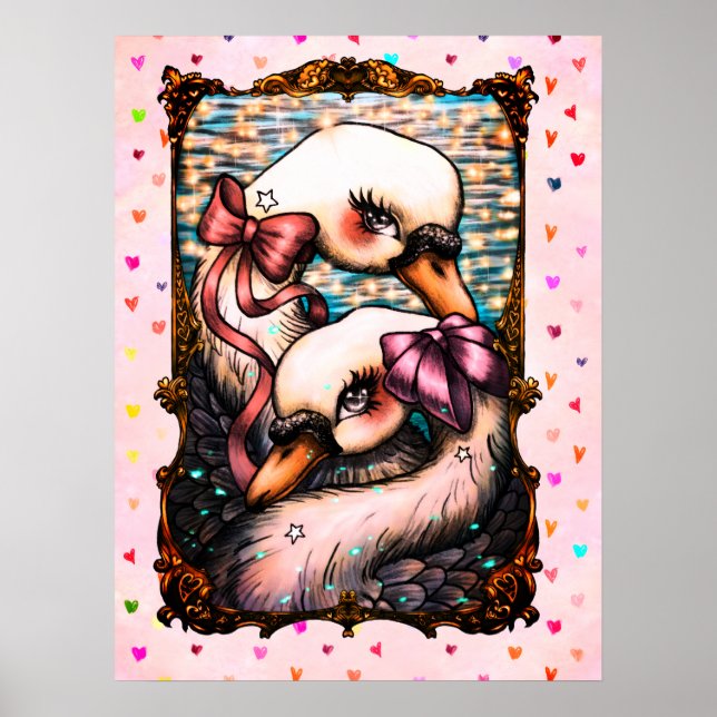 Swan Lovers  Poster (Front)