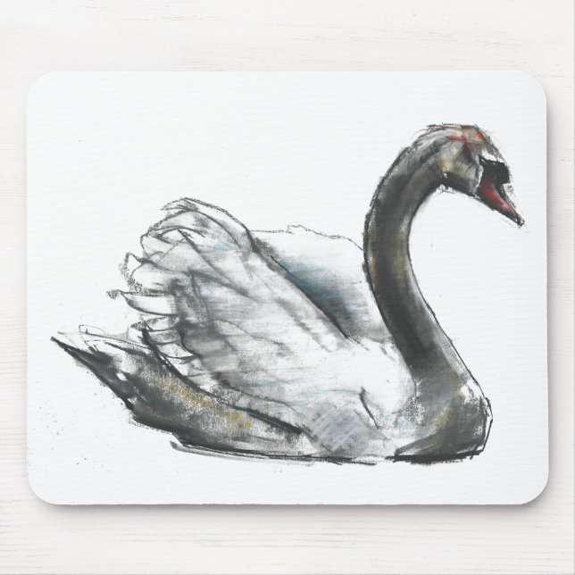 Swan Mouse Pad (Front)