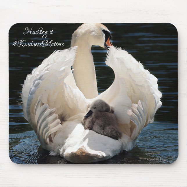 Swan Mouse Pad (Front)