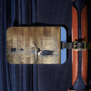 Swan n Ducks Luggage Tag