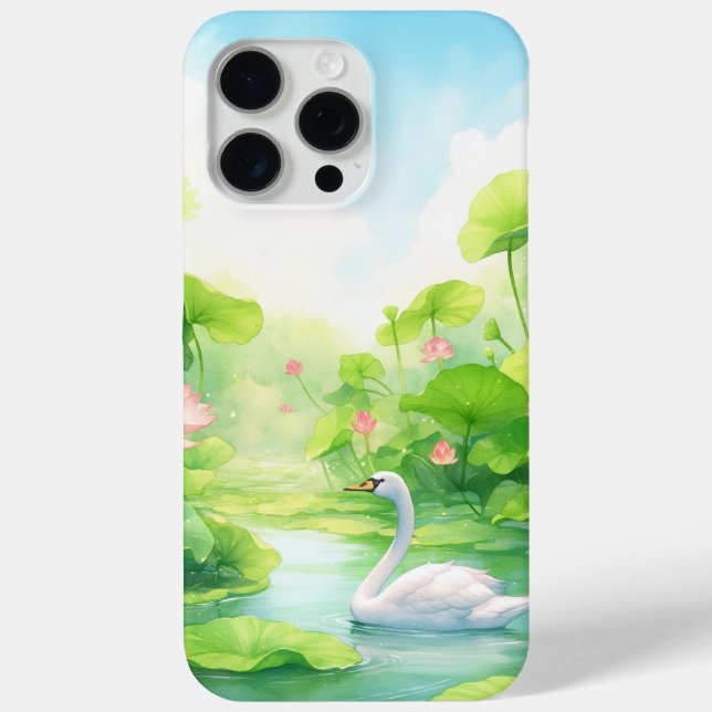Swan Nature Embrace Case-Mate iPhone Case (Back)