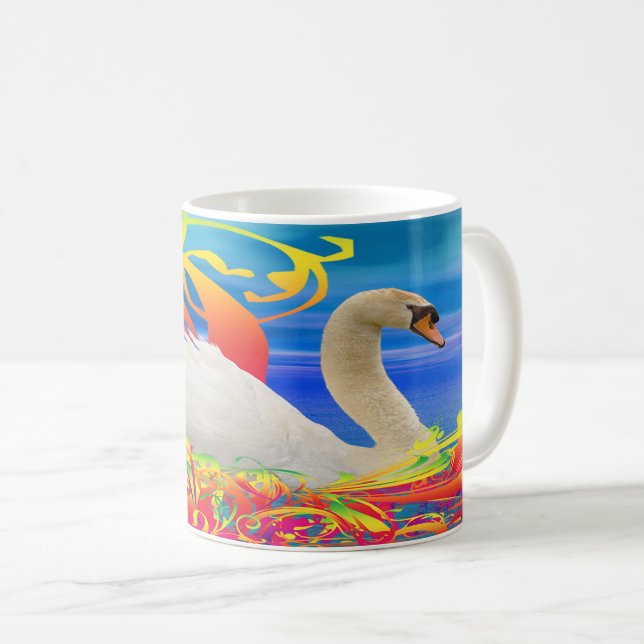 Swan Nest Coffee Mug (Front Right)