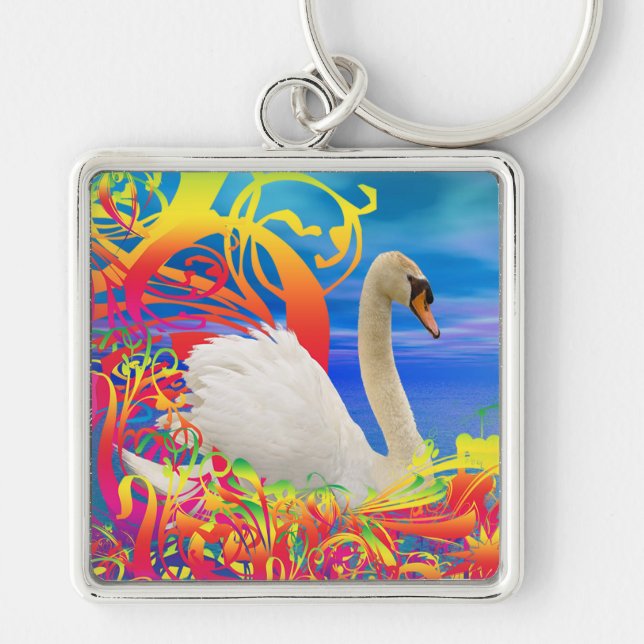 Swan Nest Key Ring (Front)