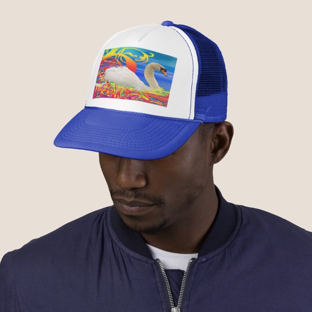 Swan Nest Trucker Hat (In Situ)