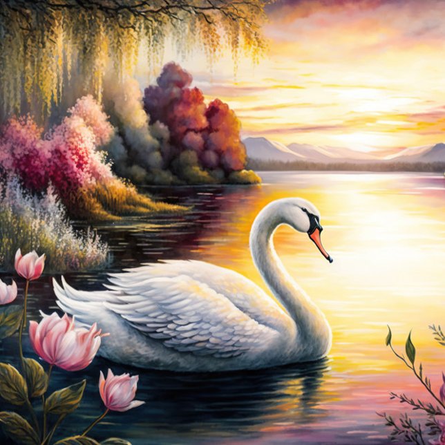 Swan on the Lake Jigsaw Puzzle (Creator Uploaded)