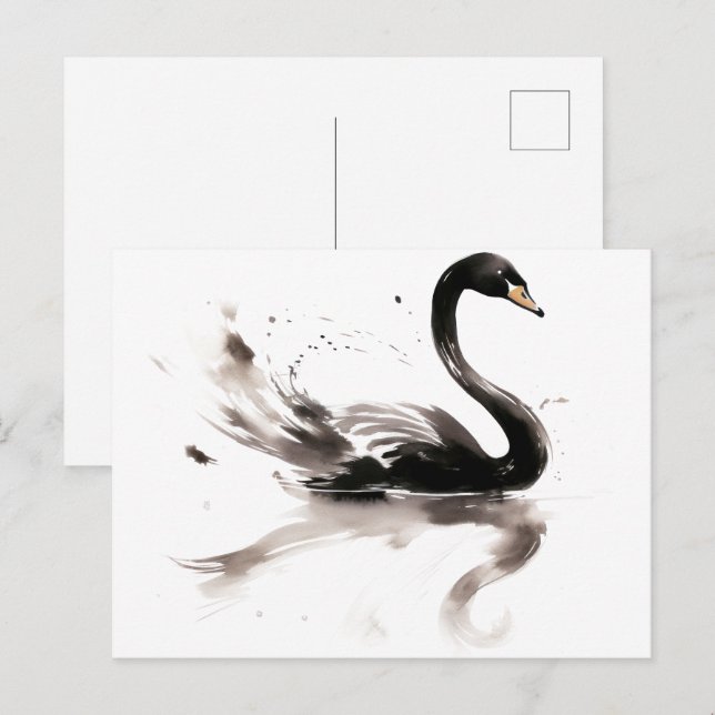 Swan Postcard (Front/Back)