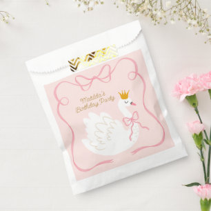Swan Princess Birthday Favour Bag