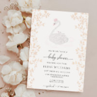 Swan Princess Girl Baby Shower