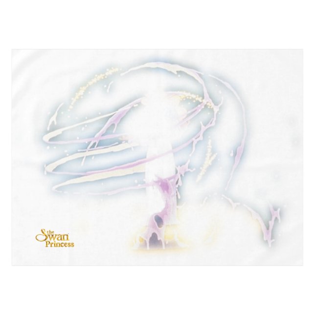 Swan Princess Odette shape Horizontal Tablecloth (Front (Horizontal))