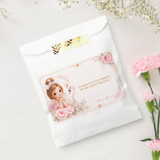 Swan Princess Pink Fairy Tale Birthday Party Favour Bag