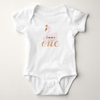Swan Princess Pink Girl 1st Birthday