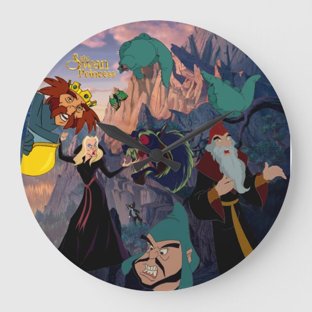 Swan Princess Villain Wall Clock (Front)