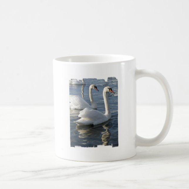 Swan Reflections Coffee Mug (Right)