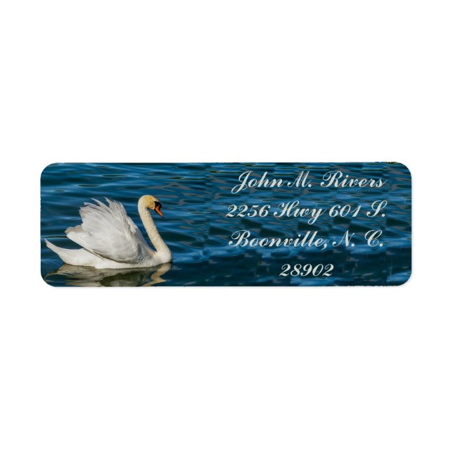 SWAN RETURN ADDRESS LABEL (Front)