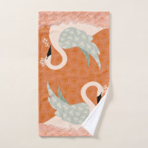 Swan Royalty Hand Towel