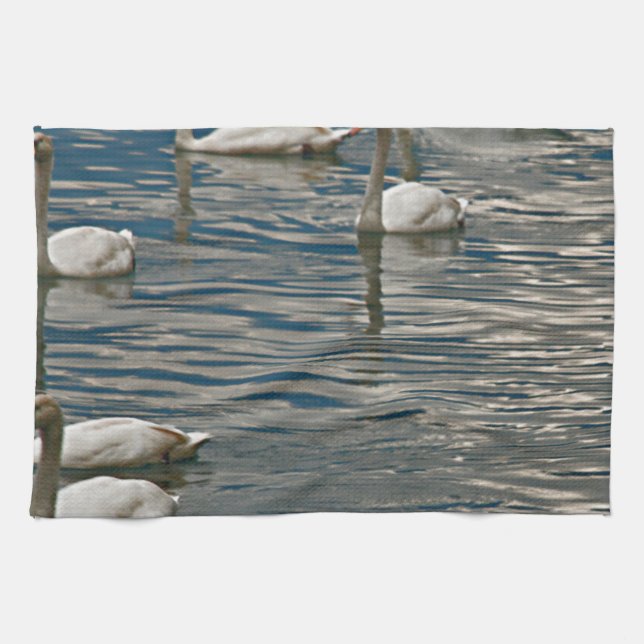 Swan Song Tea Towel (Horizontal)