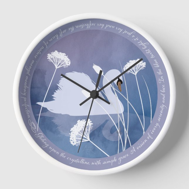 Swan Song Wall Clock (Front)