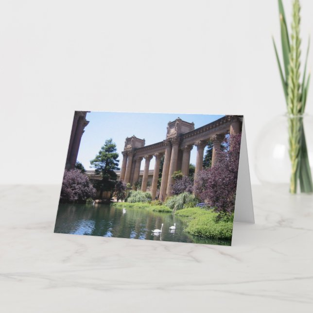 Swan Songs Palace of Fine Arts SF Note Card (Front)