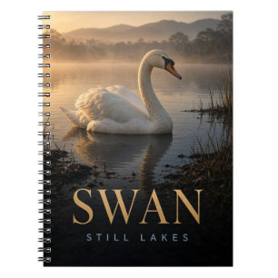 Swan Still Lakes Wildlife ANIMAL Notebook