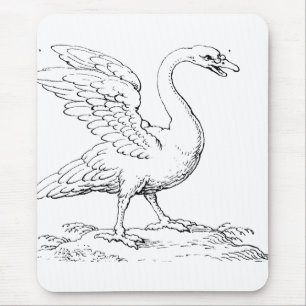 Swan Symbol of Love and Fidelity Fine Art Mouse Pad