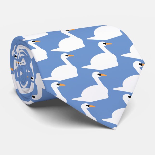 Swan Tie (Rolled)