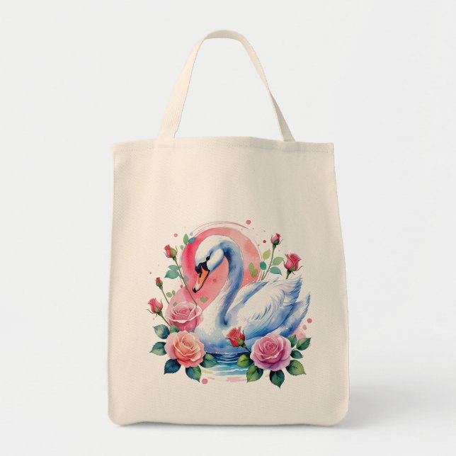 Swan Tote Bag (Front)