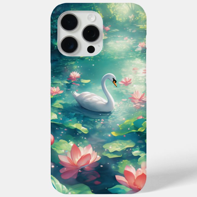 Swan Tranquil Realm Case-Mate iPhone Case (Back)