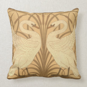 Swan wallpaper design cushion