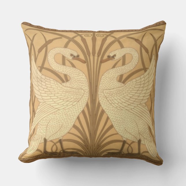 Swan wallpaper design cushion (Front)