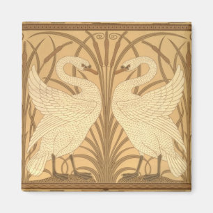 Swan wallpaper design magnet