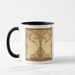 Swan wallpaper design mug