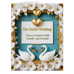 Swan Wedding Frame For Luxury Wedding Decor ✨