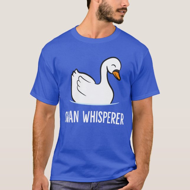 Swan Whisperer Love Swan Birds vintage T-Shirt (Front)