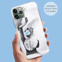 Swan Woman dancer Elegant Ballet Surreal art 