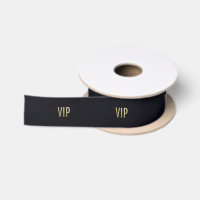 Swanky Faux Gold Leaf Foil "VIP" Typography