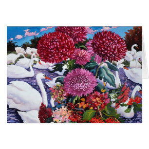 Swans and Chrysanthemums 2005