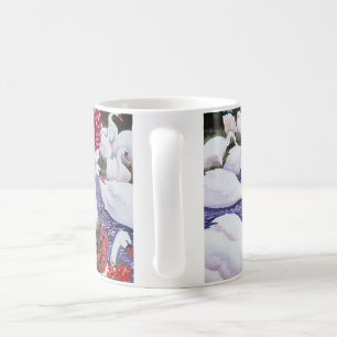 Swans and Chrysanthemums 2005 Coffee Mug