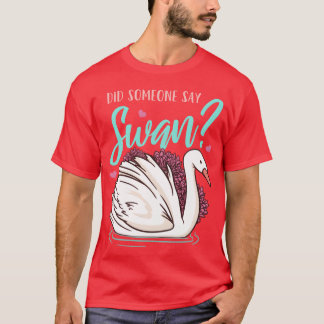 Swans Aquatic Birds family T-Shirt