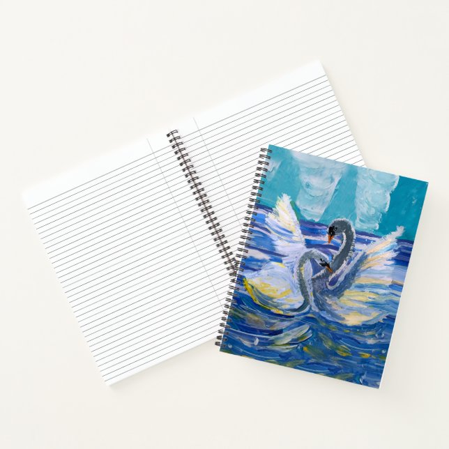 Swans "Art by Kids" Notebook (Inside)