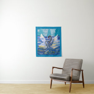 Swans "Art by Kids" Tapestry